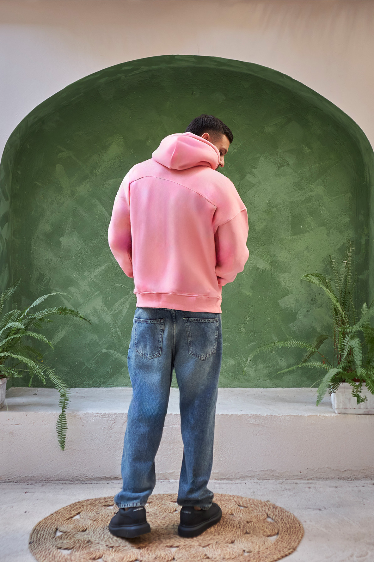 Leil Essential Hoodie in Rose Dawn